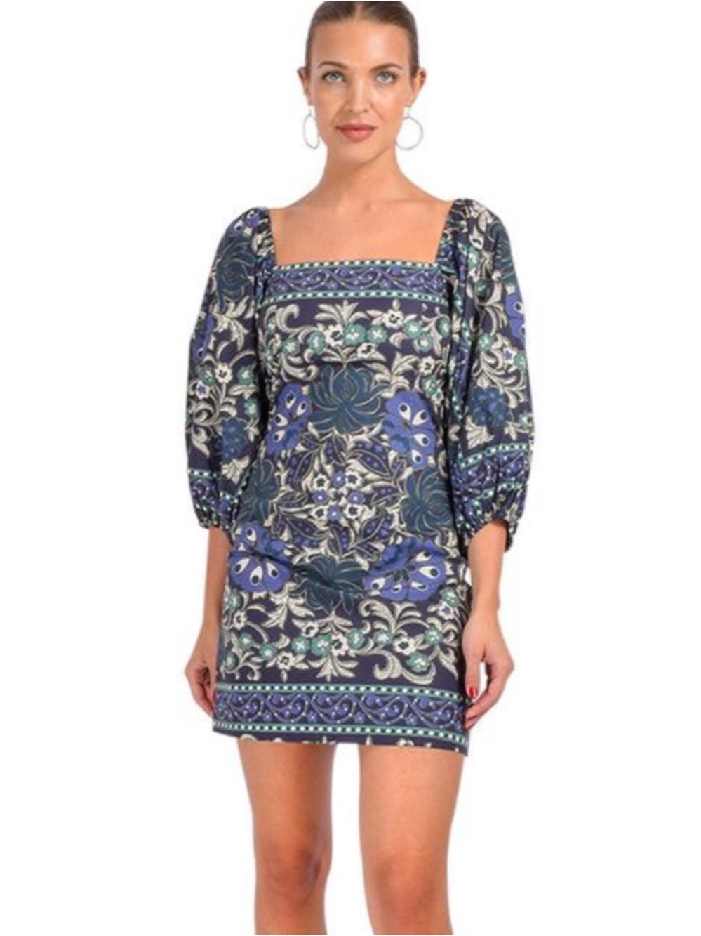 Cara Cara Montauk Puff Sleeve Mini Dress